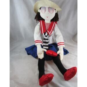 Mary Engelbreit 30” Cloth Rag Doll Ann Estelle Star Shine Collection Vintage 80s